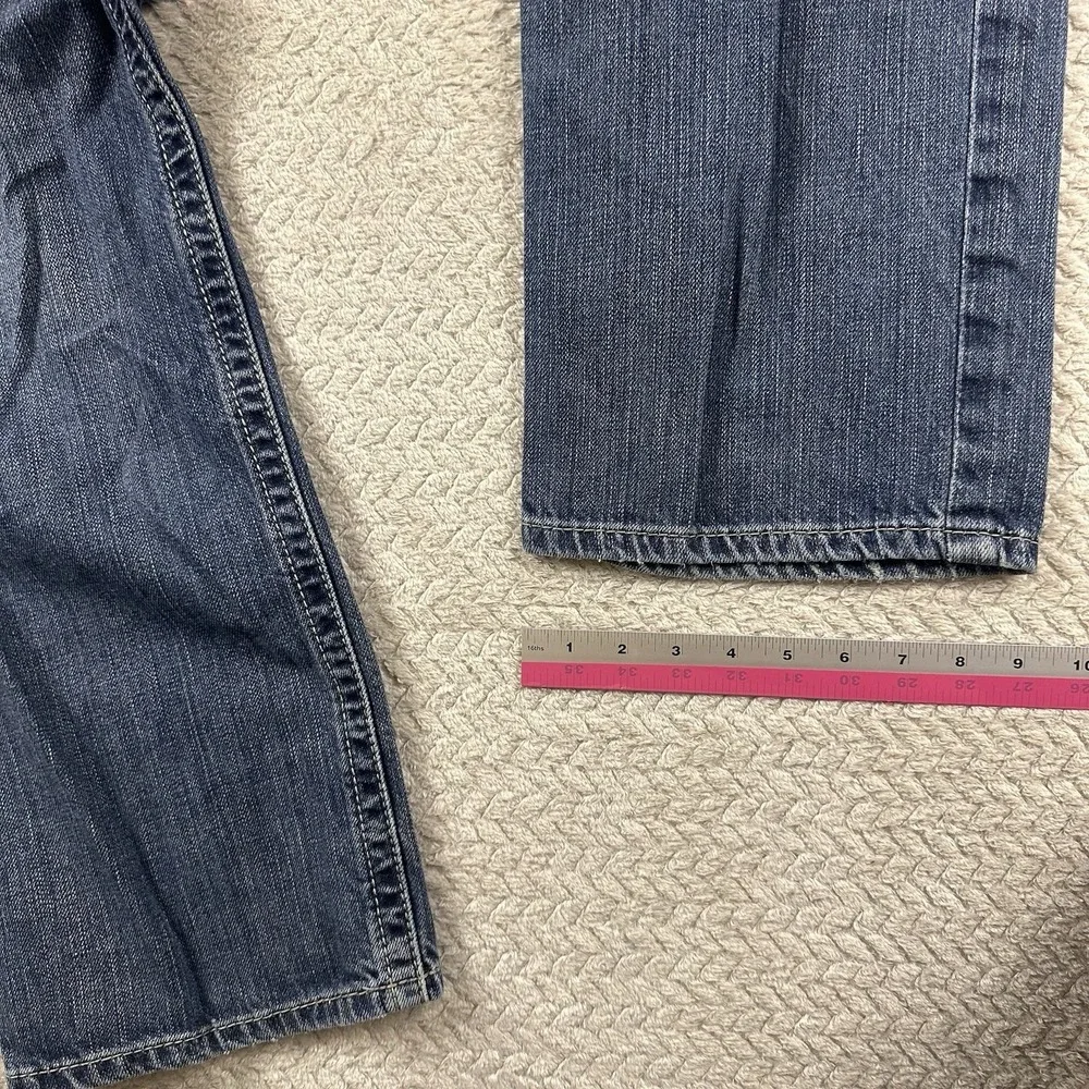 Ariat M2 Jeans Mens 40x32 Traditional Relaxed Boot Cut Blue Denim Western Work - Picture 11 of 16